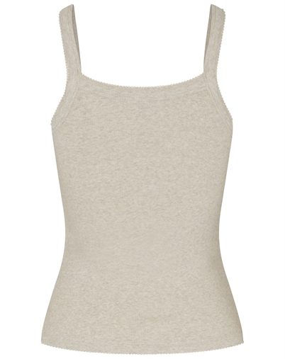 Mbym - Essa Crochet-M Top - Pelican Melange